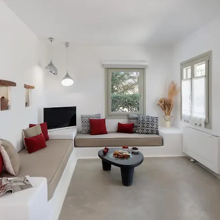 Halcyon And Naxos Lägenhetshotell Agios Thaleleos